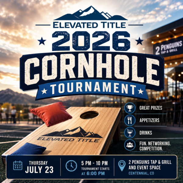 Elevated Cornhole Event 7.23.26