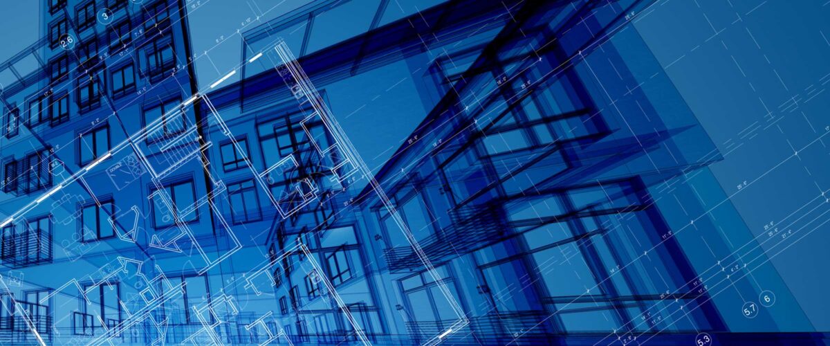 Abstract architectural overimposed drawings. Construction industry background
(note to inspector: i am the author of the project)