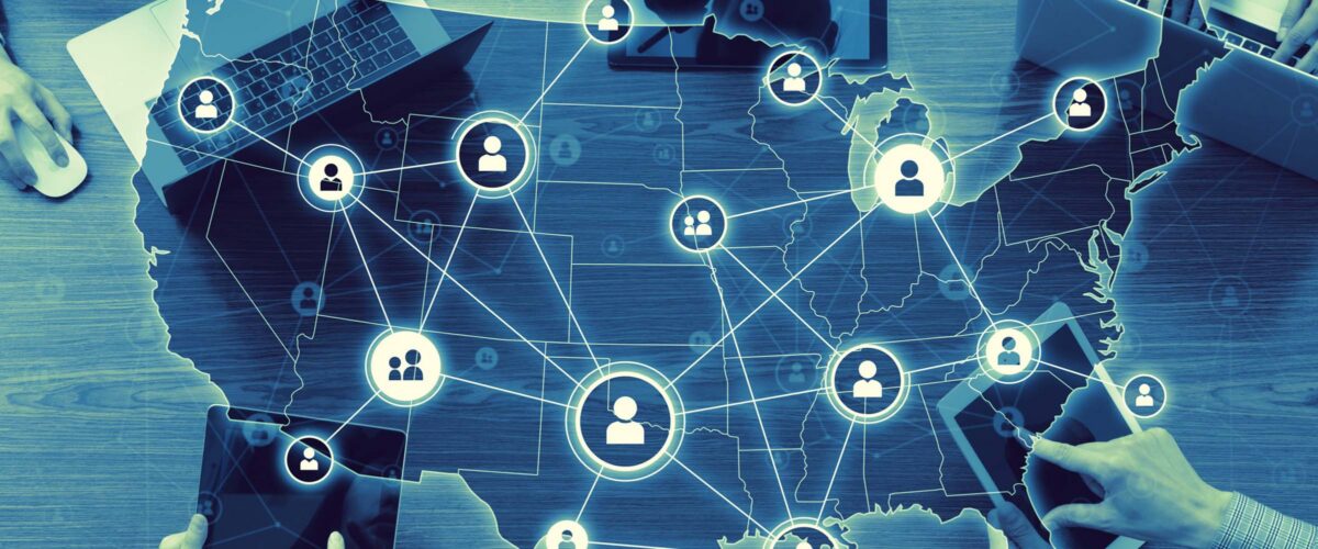 Computer network of United States of America.